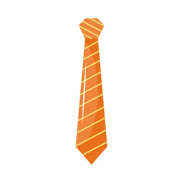 Gravata elegante amarelo — Vetor de Stock