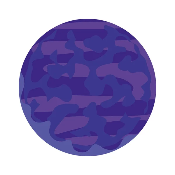 Фіолетова планета відеоігор — стоковий вектор