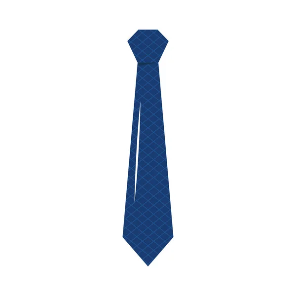 Blauwe elegante stropdas — Stockvector