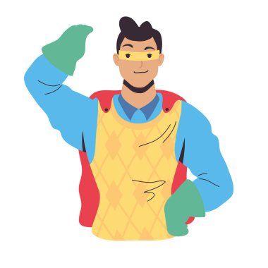 Süper baba kahraman.