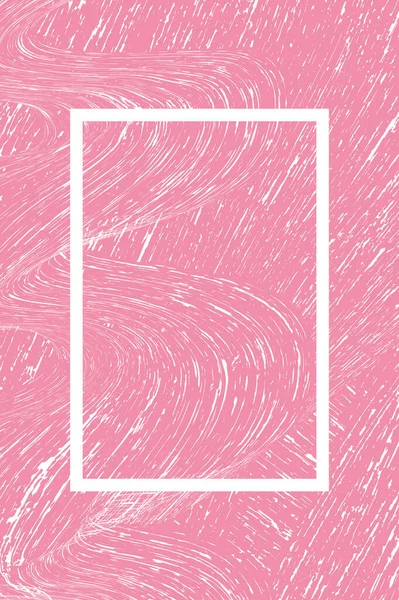 Captivating trendy frame pink — Stock Vector