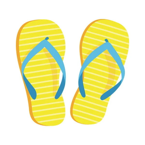 Flip flops ícone — Vetor de Stock
