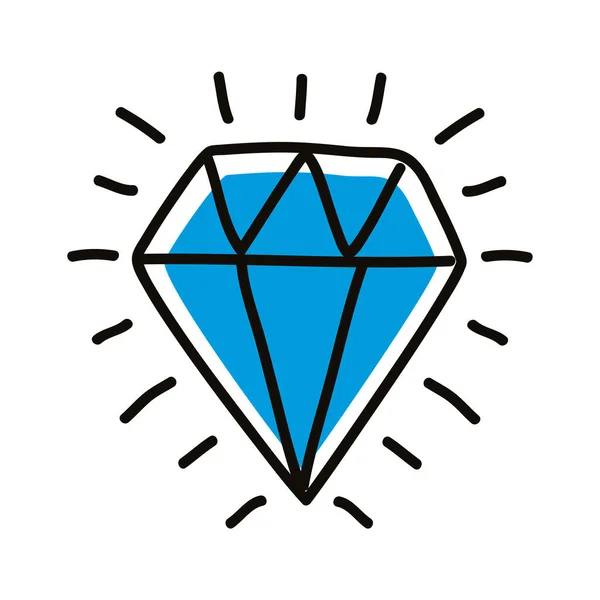 Στυλ diamond doodle — Διανυσματικό Αρχείο