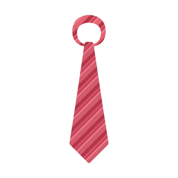 Rote Krawatte Accessoire — Stockvektor