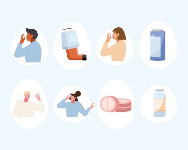 dört kişi nebulizer