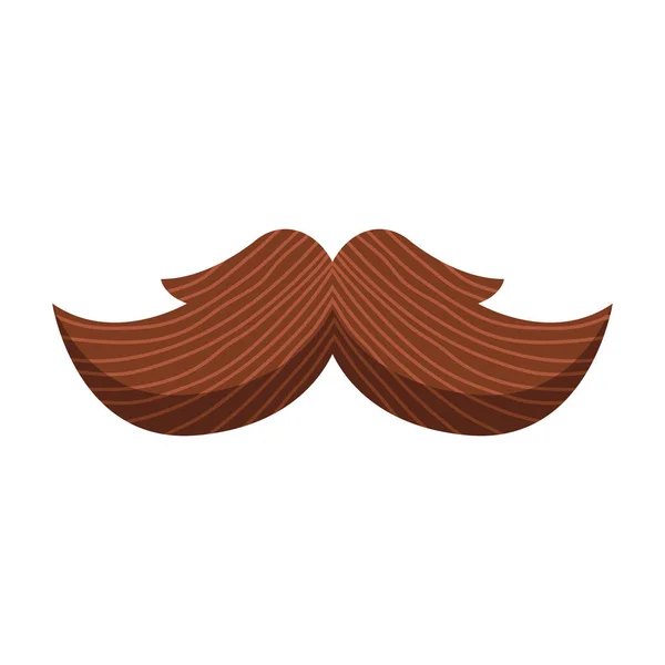 Icône de moustache mâle — Image vectorielle