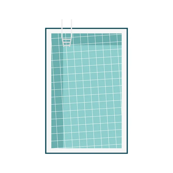 Ícone de água da piscina —  Vetores de Stock