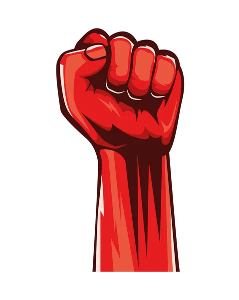 Revolutionary hand fist — Stock Vector