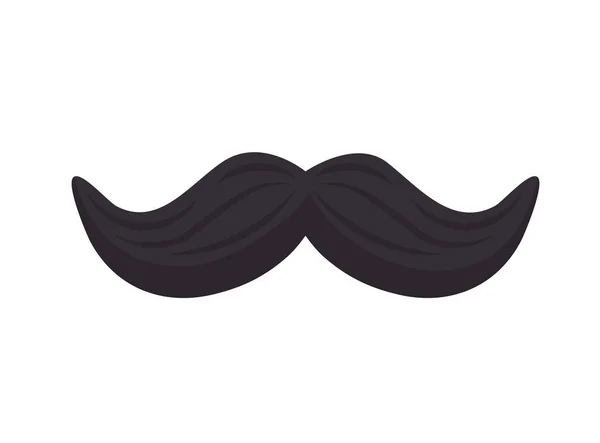 Moustache icône masculine — Image vectorielle