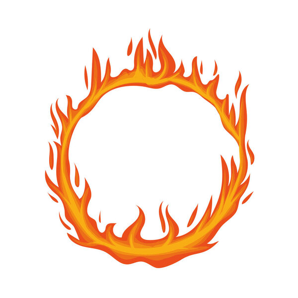 fire flame circle