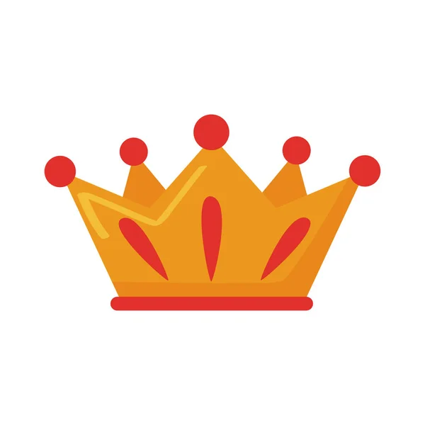 Złota korona króla — Wektor stockowy