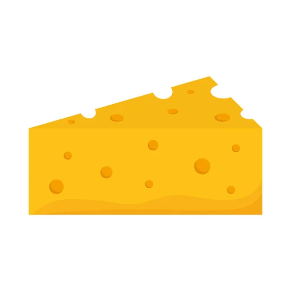 奶酪新鲜部分 — 图库矢量图片