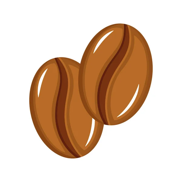 Ícones de grãos de café —  Vetores de Stock