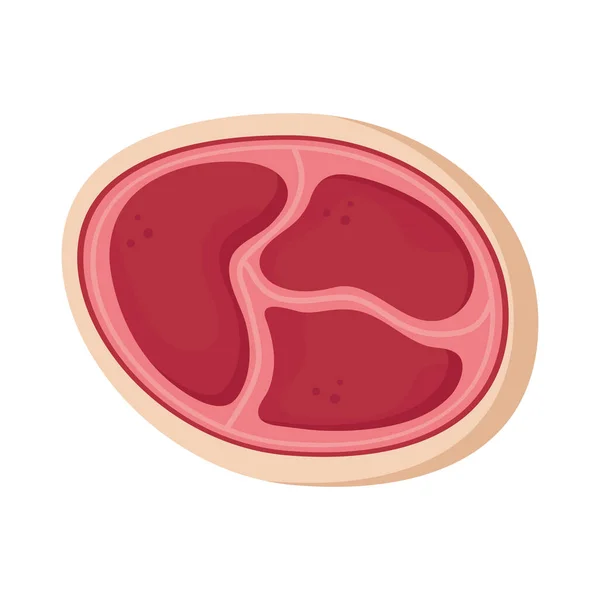 Steak de viande rouge — Image vectorielle
