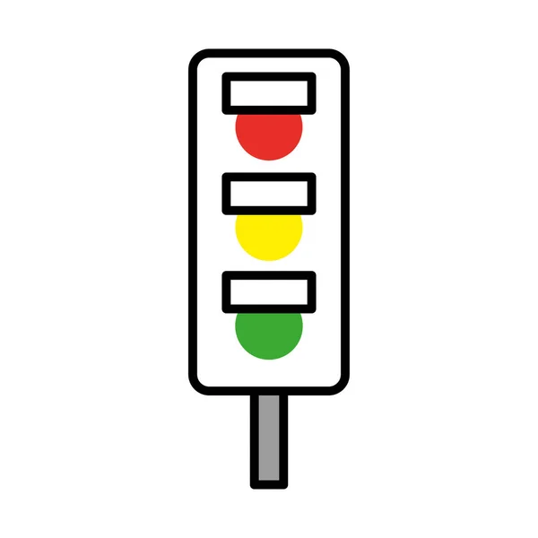 Traffic light semaphore — Stock Vector