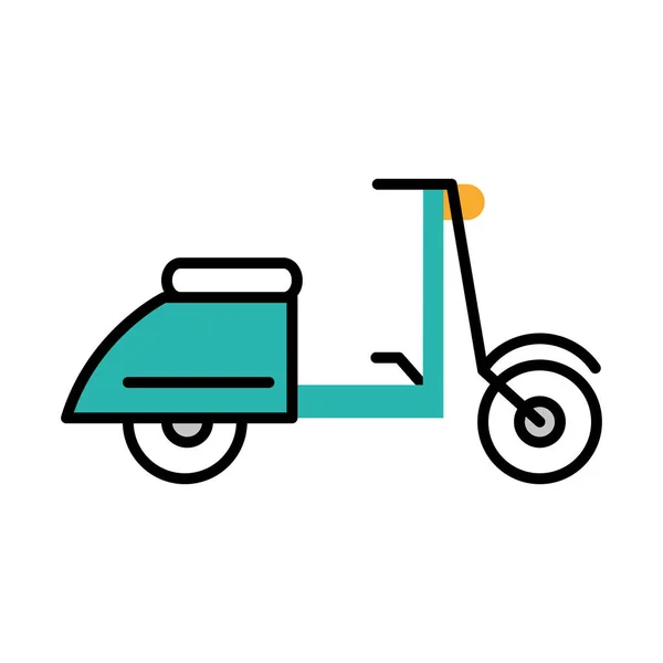 Scooter véhicule de moto — Image vectorielle