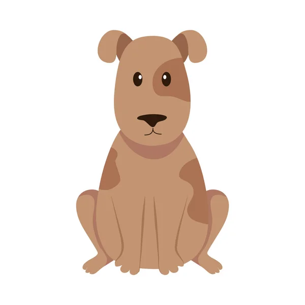 Carino cane mascotte — Vettoriale Stock
