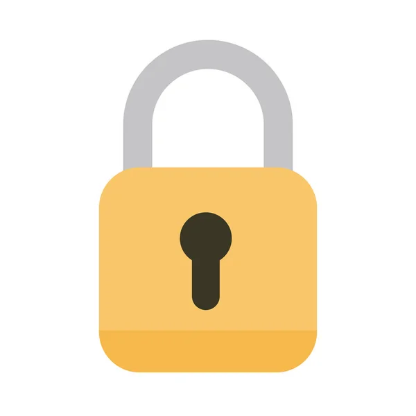 Secure padlock icon — Stock Vector