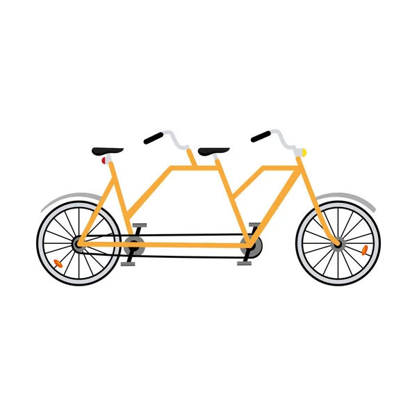 탄 뎀 자전거 차량 — 스톡 벡터