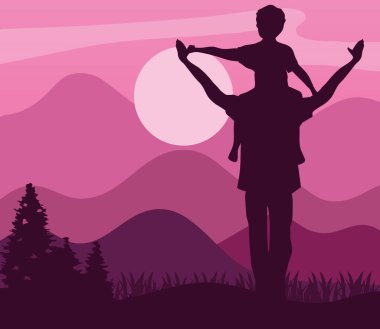 Baba oğul doğasını taşır.