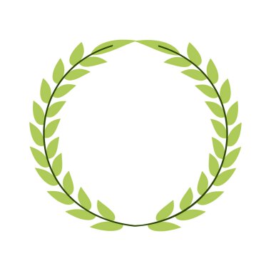 yeşil çelenk tacı