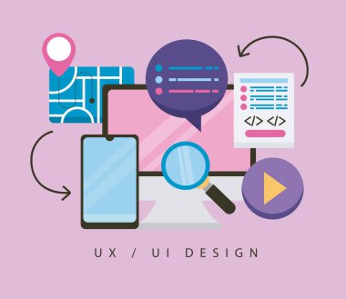 ux ui simgeleriyle masaüstü