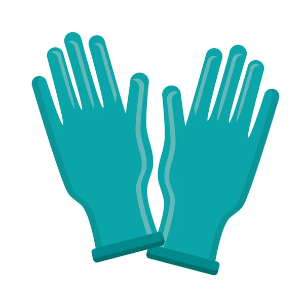 Ikon sarung tangan medis - Stok Vektor