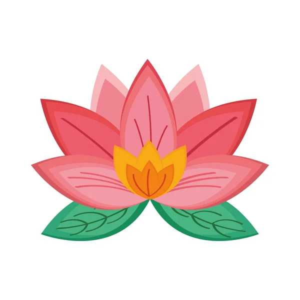 Ikona lotosové květiny — Stockový vektor
