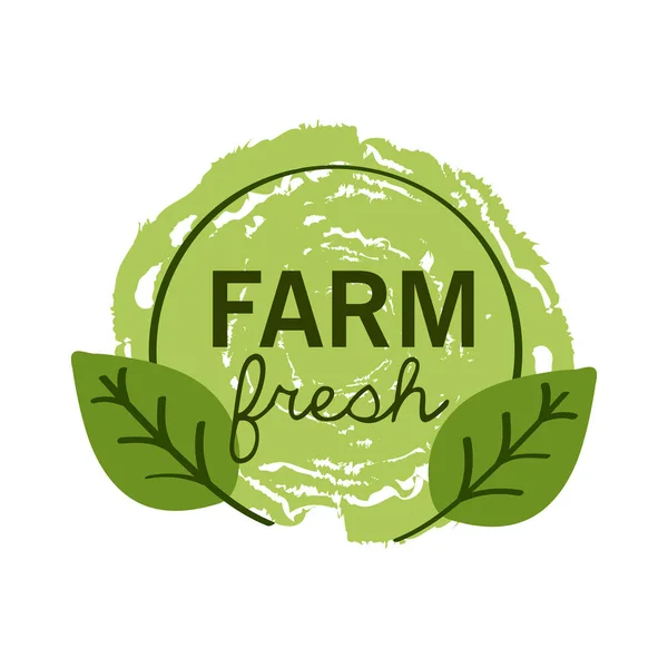 Farm fresh label — Stock Vector