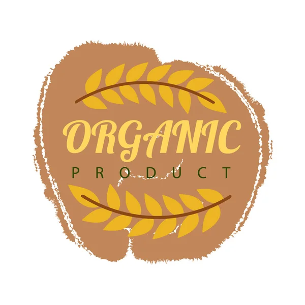 Organik ürün etiketi — Stok Vektör