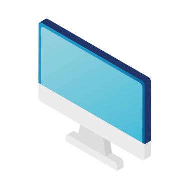 masaüstü bilgisayarı izometrik