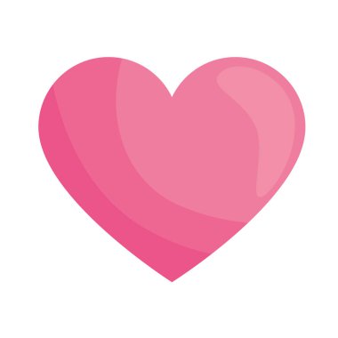 İzole edilmiş kalp simgesi