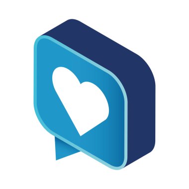 kalp konuşma balonunda