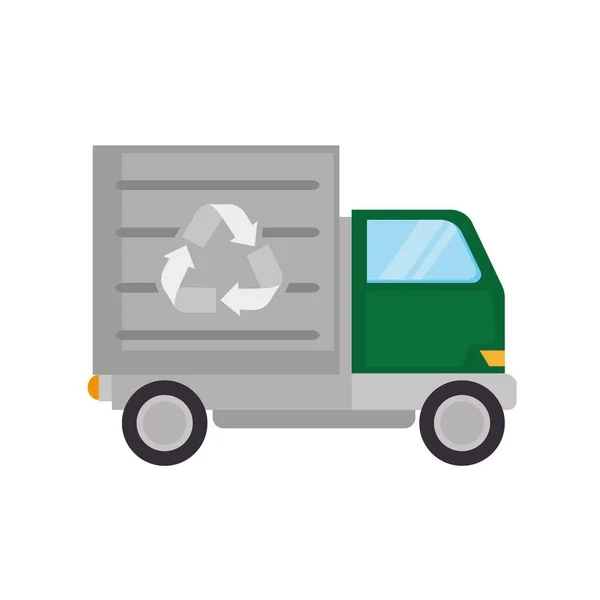 Recycling-LKW-Ikone — Stockvektor