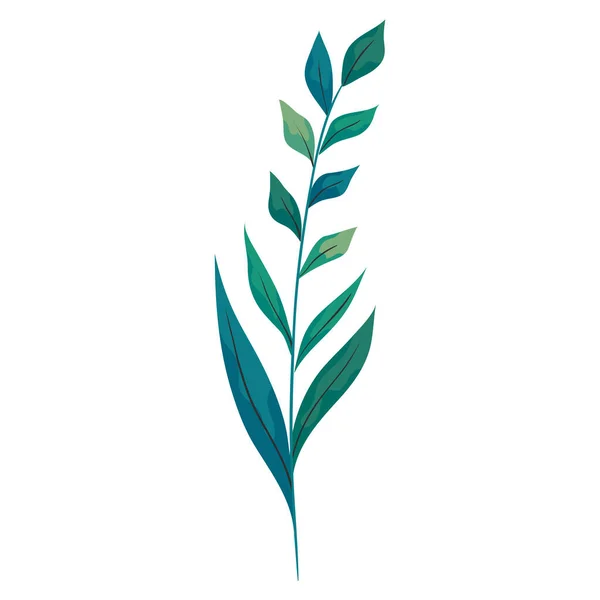 Icône feuilles végétales — Image vectorielle