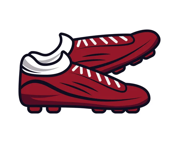 Chaussures de football américain — Image vectorielle