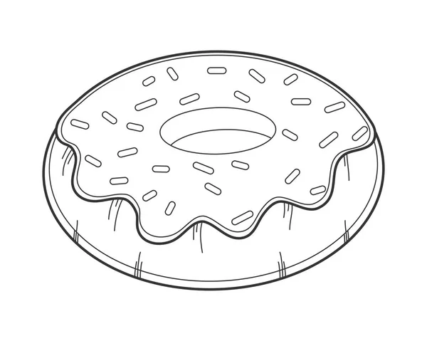 1つのオンライン食品を — ストックベクタ