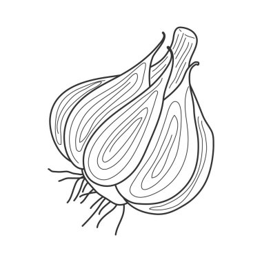 Sarımsak bir sıra yiyecek.