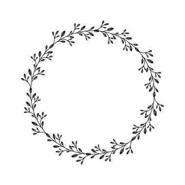 dairesel defne çelengi çerçevesi