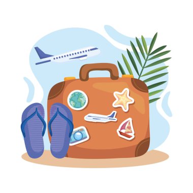 çanta ve sandaletler