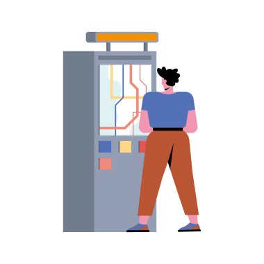 Metro büfesindeki adam.