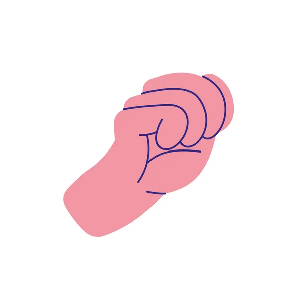 Кулак жести рук — стоковий вектор
