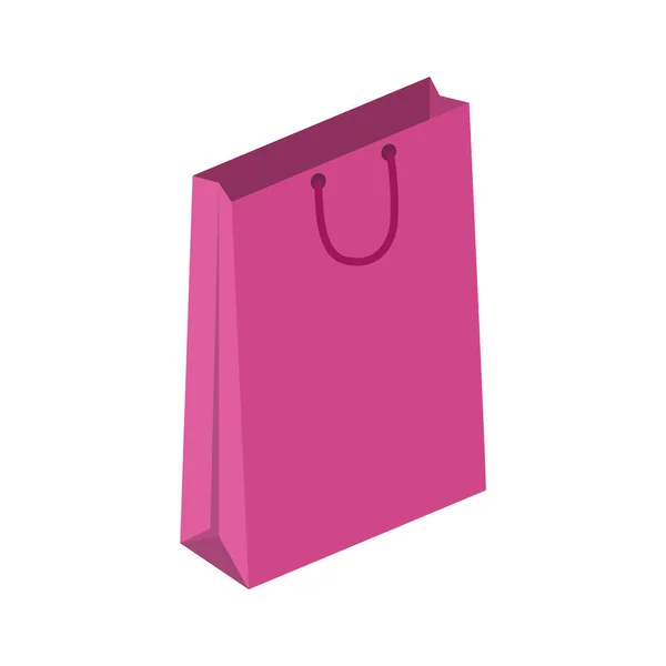 Isometric bag shopping — Stock Vector