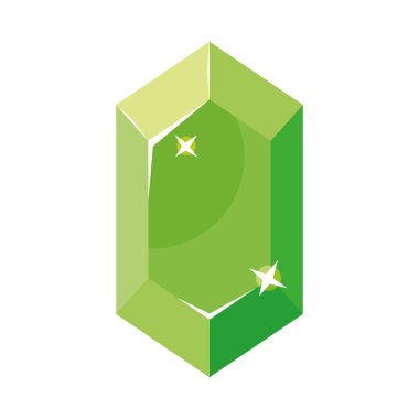 parlak değerli zümrüt