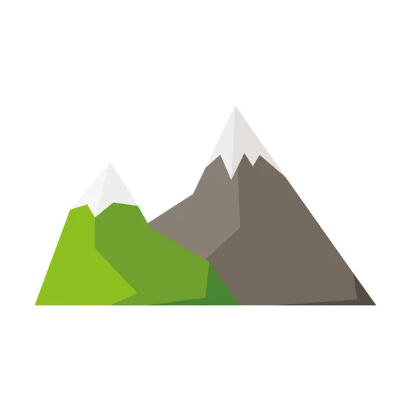 Zasněžené hory — Stockový vektor
