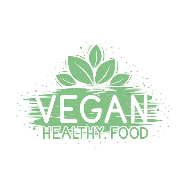 Vegan healthy food — Stock Vector