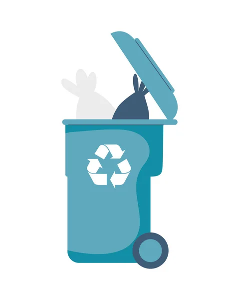 쓰레기 재활용 — 스톡 벡터