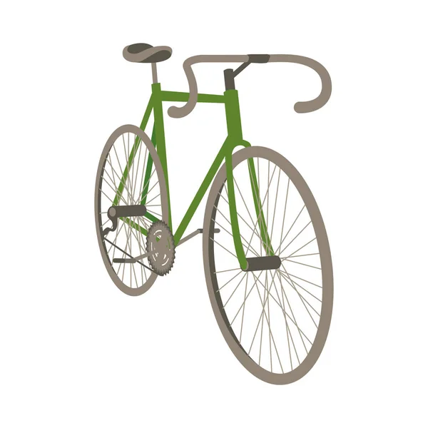 Bicicleta carrera deportiva — Vector de stock