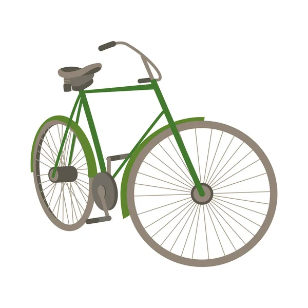 Eski bisiklet biçimi — Stok Vektör