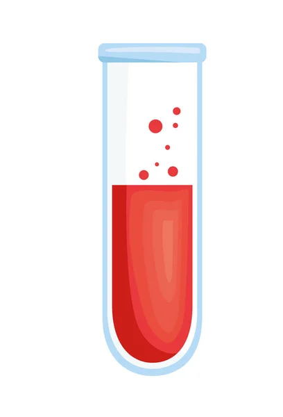 Esame del tubo sanguigno — Vettoriale Stock